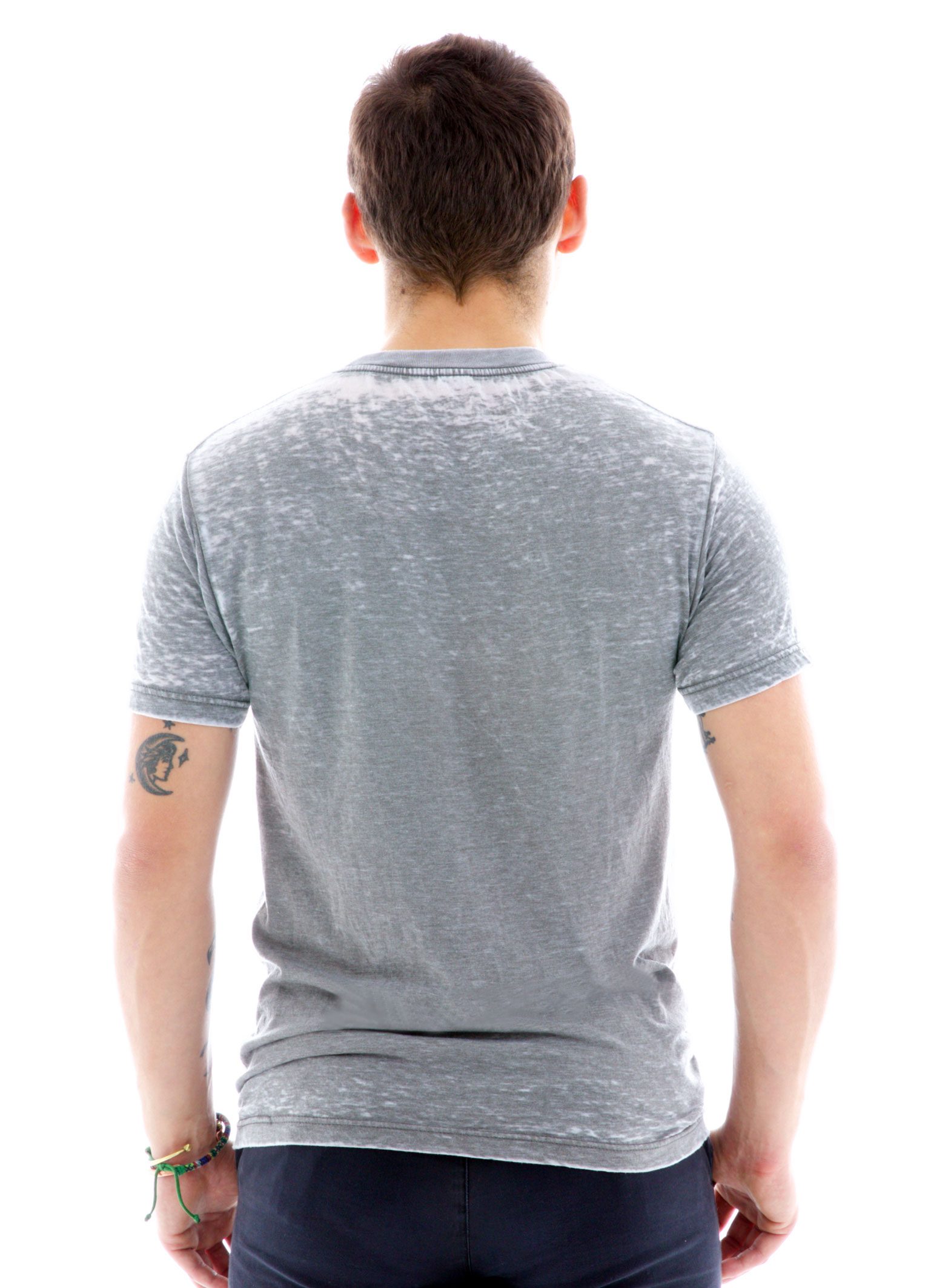 Burnout Crew Short Sleeve T-Shirt Back View