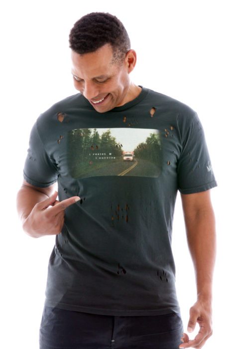 Men's Destroyed Crew