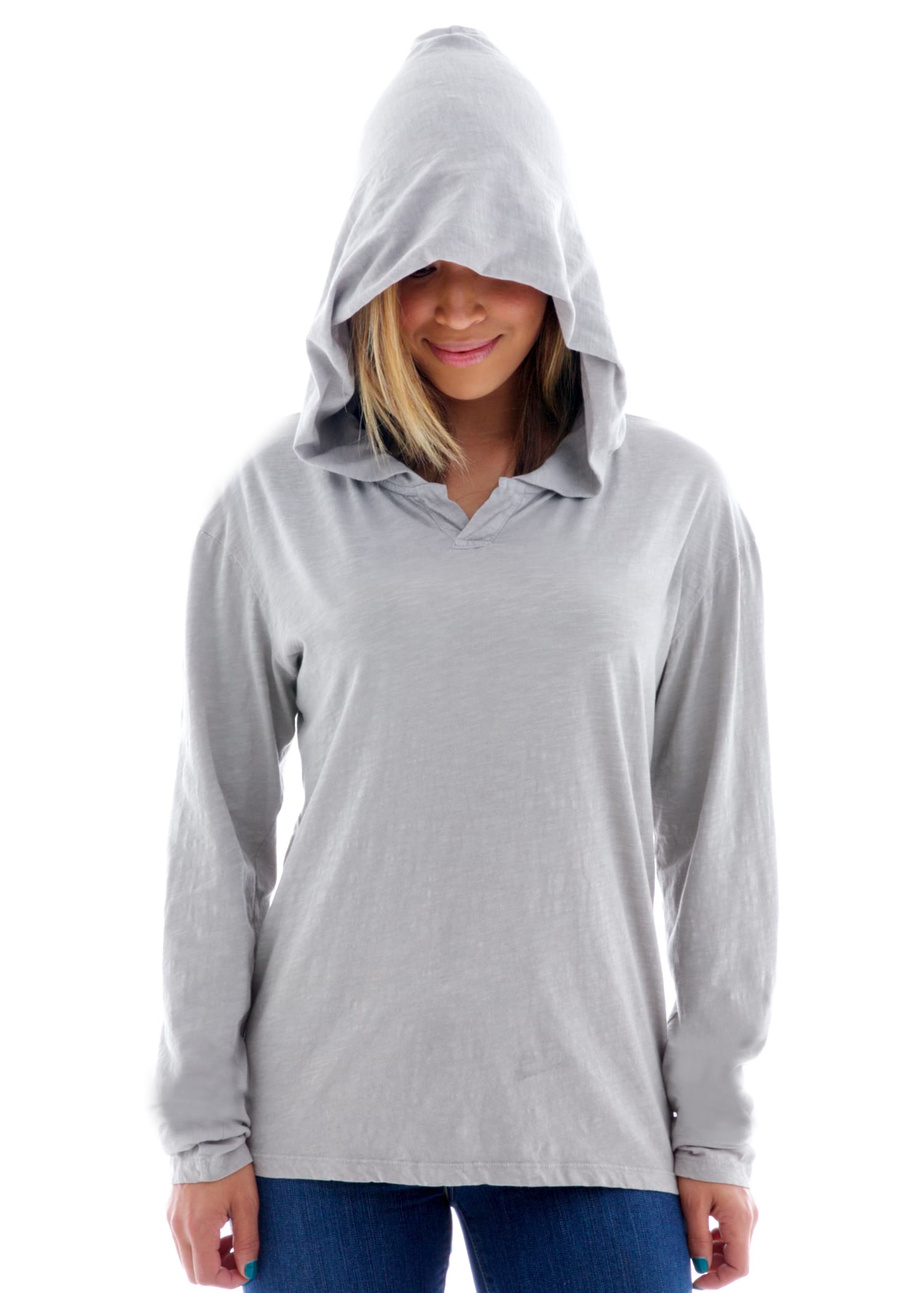Slub Flight Hoodie Hood View