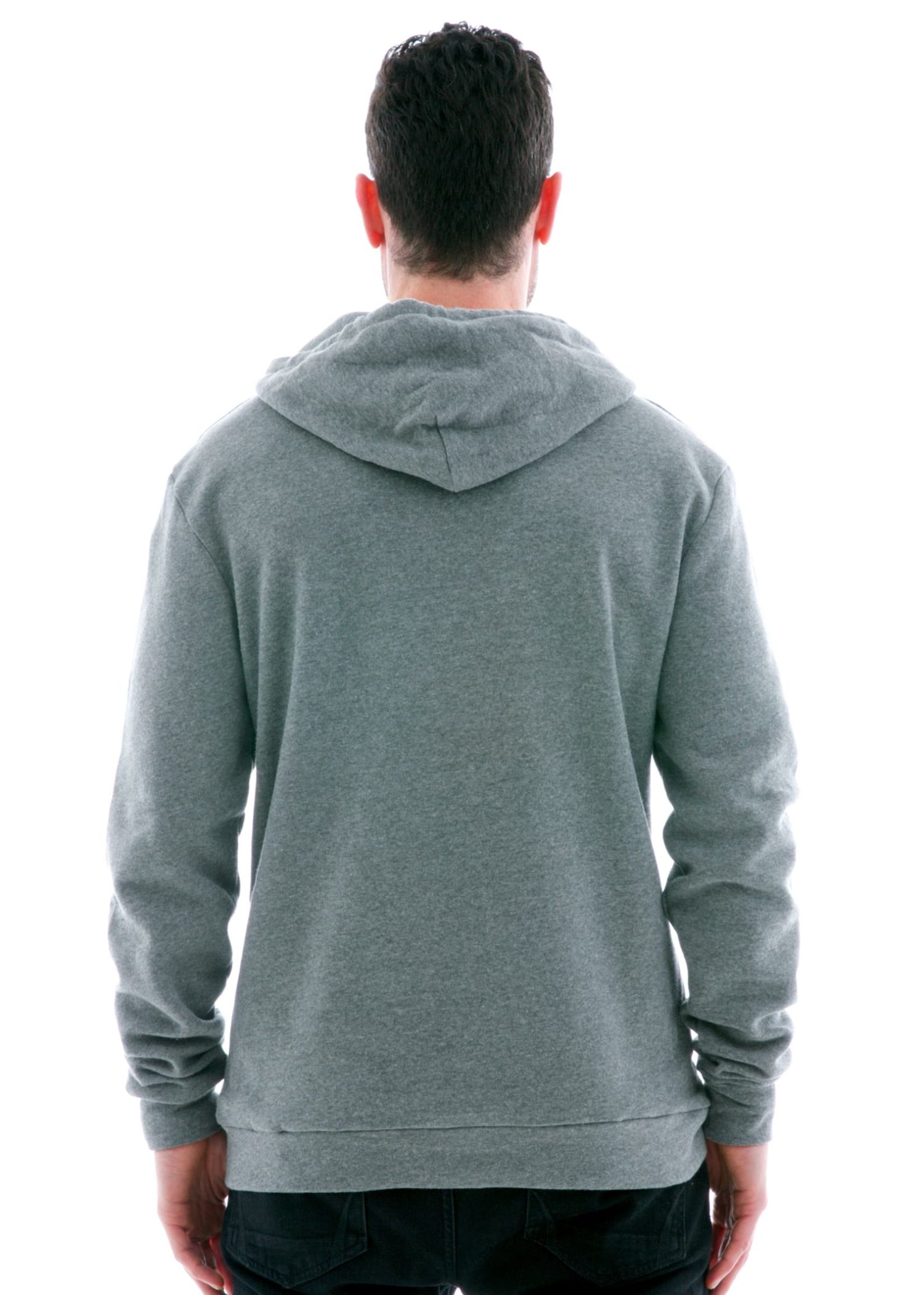 Plush Pullover Hoodie Back View