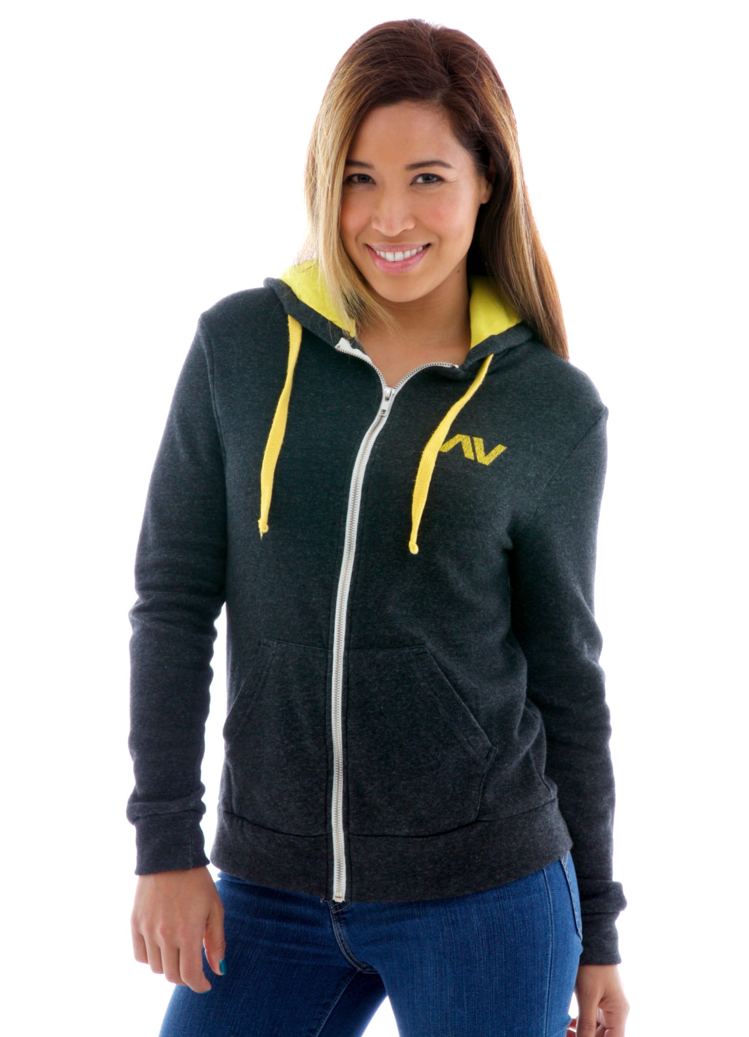 Vintage Fleece Zip Custom-lined Hoodie