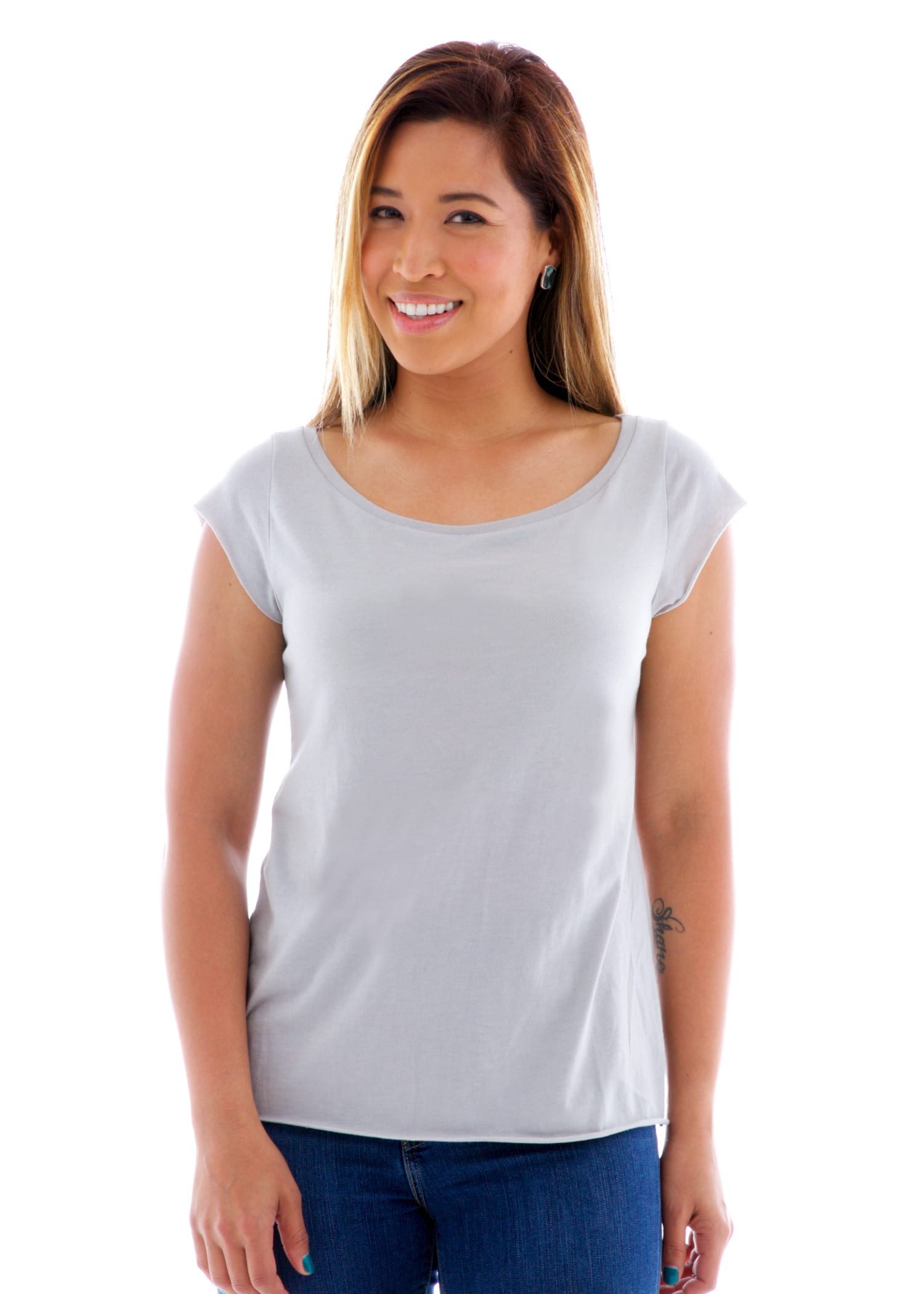 Rocker Muscle Crew Short Sleeve T-Shirt Front View