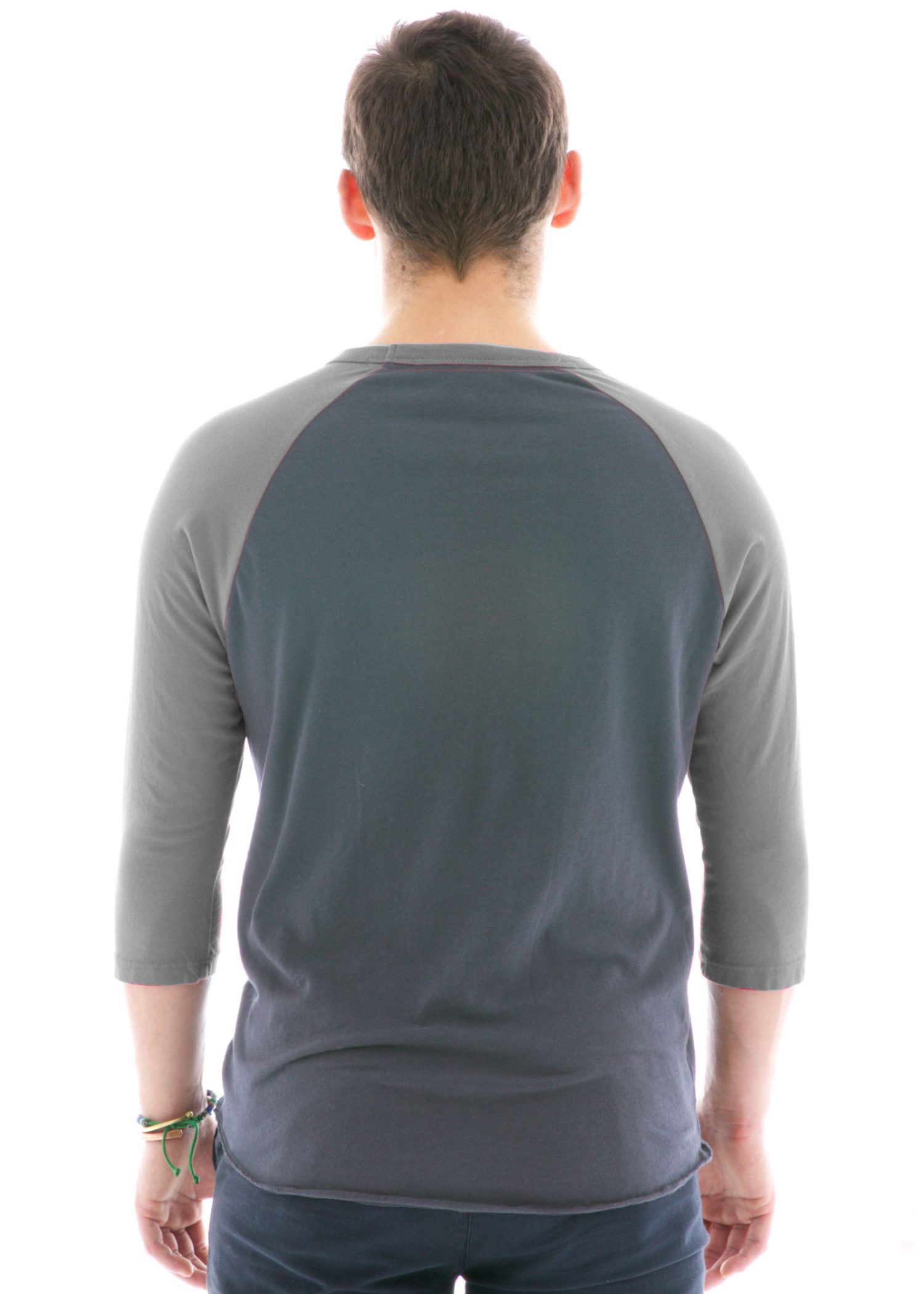 Vintage Baseball Raglan Crew T-Shirt Back View