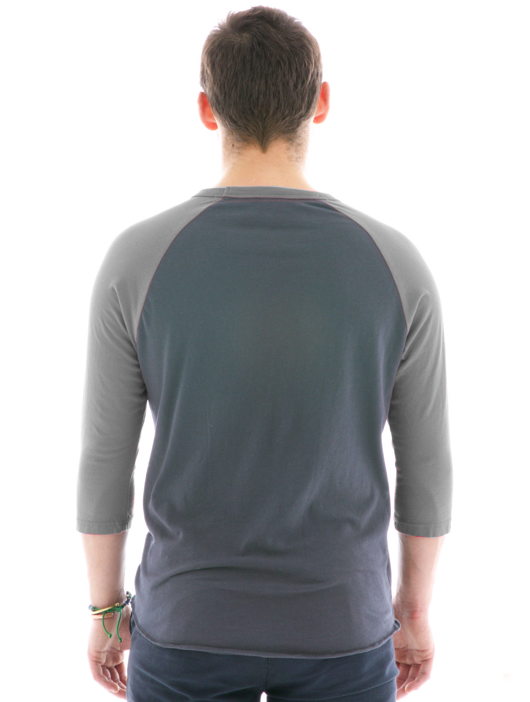 Vintage Baseball Raglan Crew T-Shirt Back View