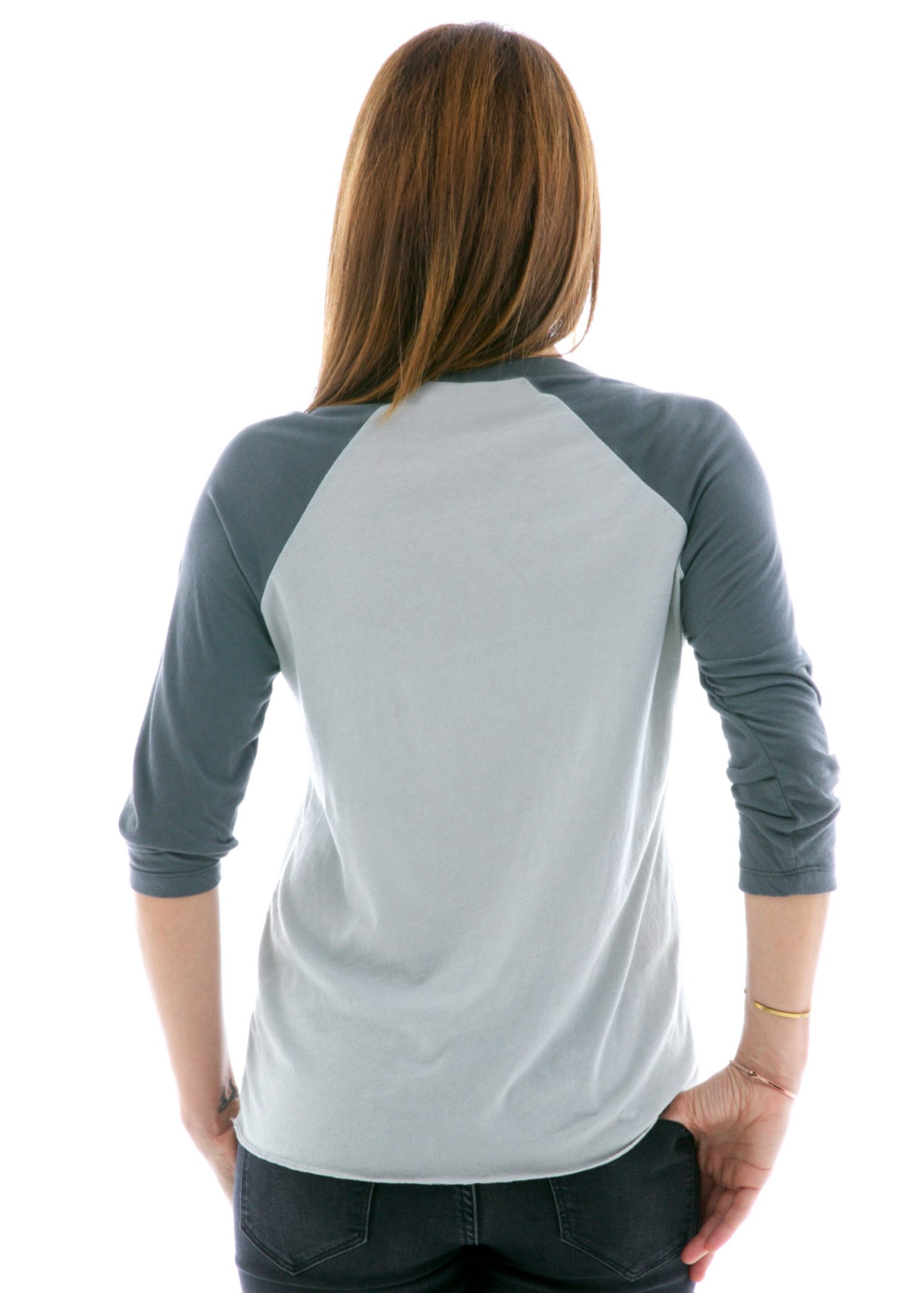 Long Sleeve Raglan Jersey Back View