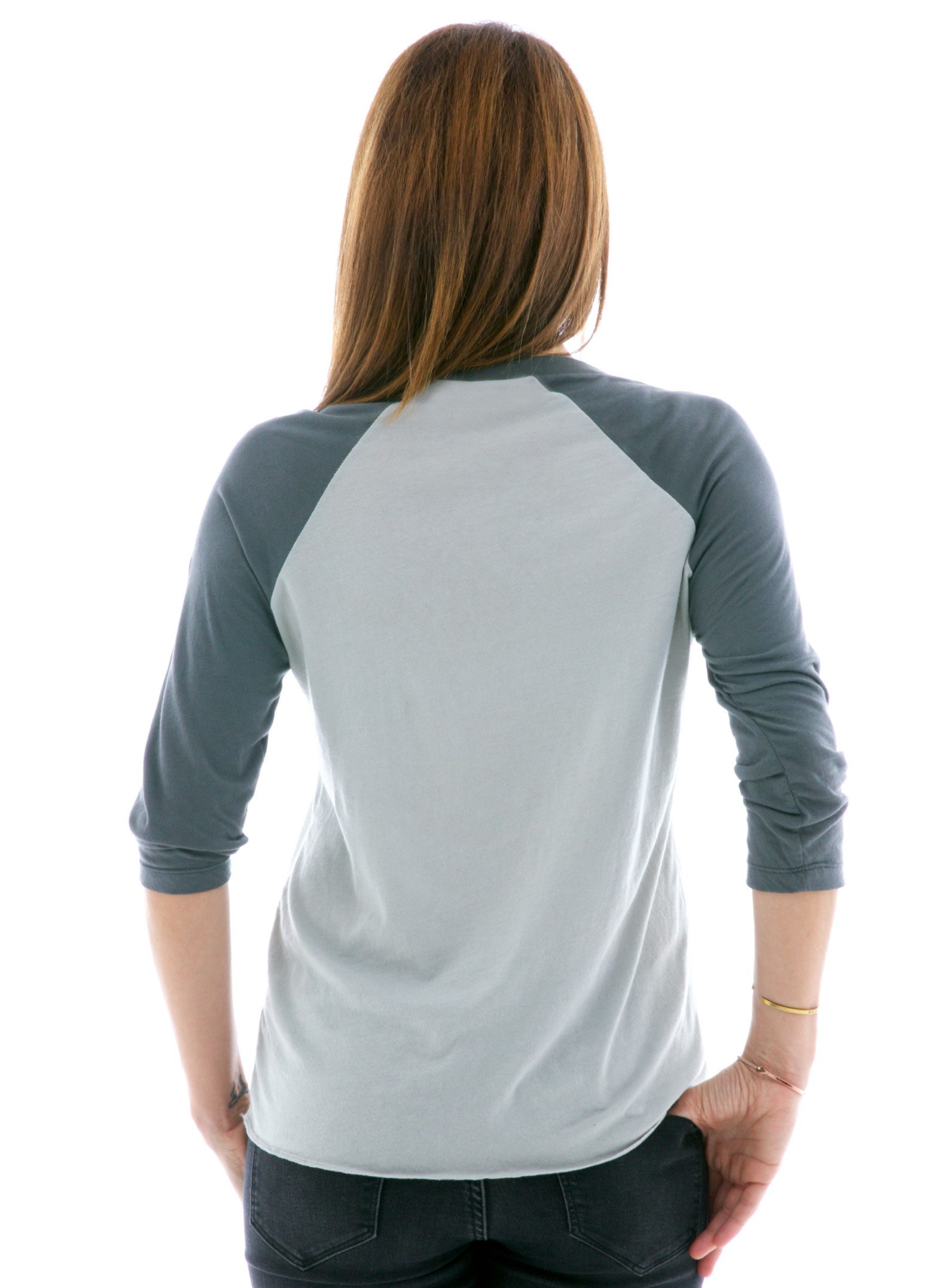 Long Sleeve Raglan Jersey Back View