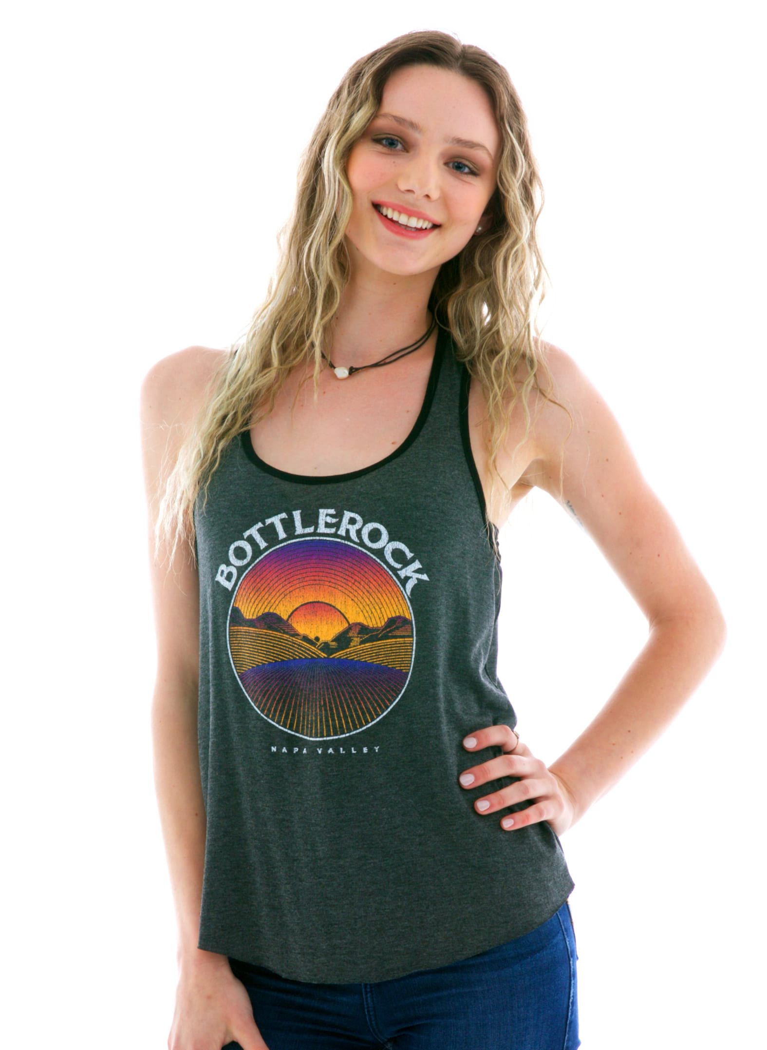 Womens Racerback Ringer Tank Top