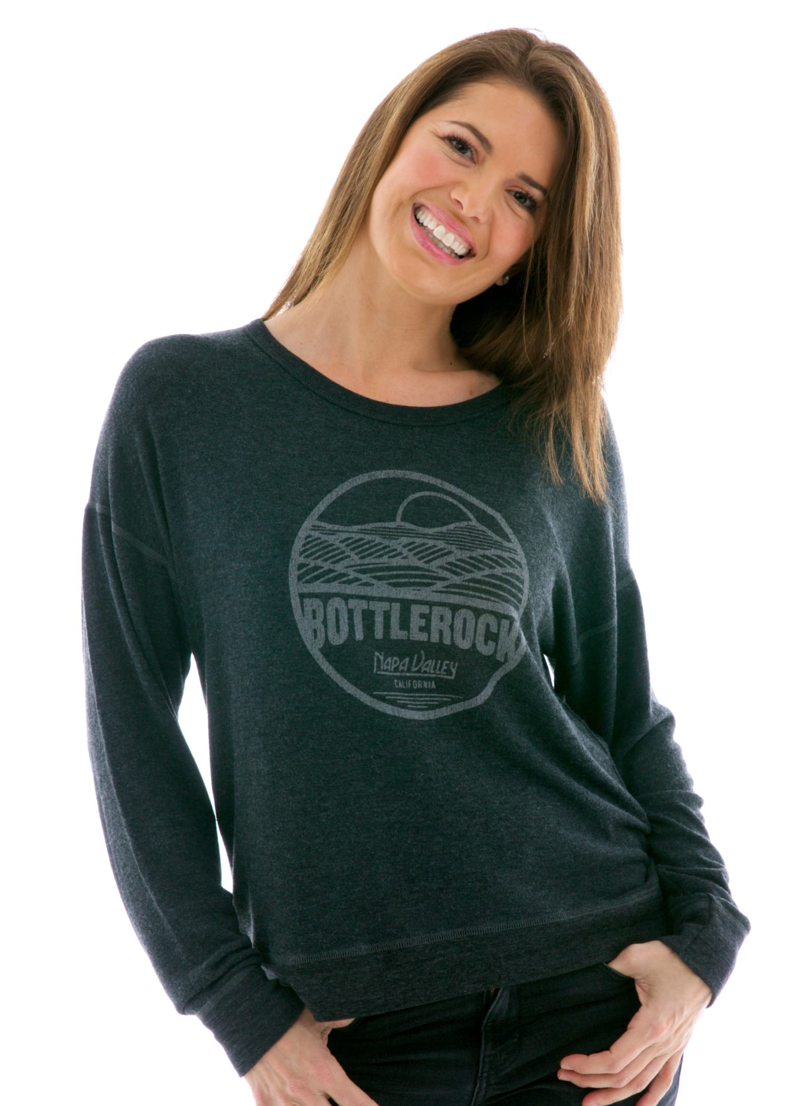 Women's Cropped Pullover Sweatshirt
