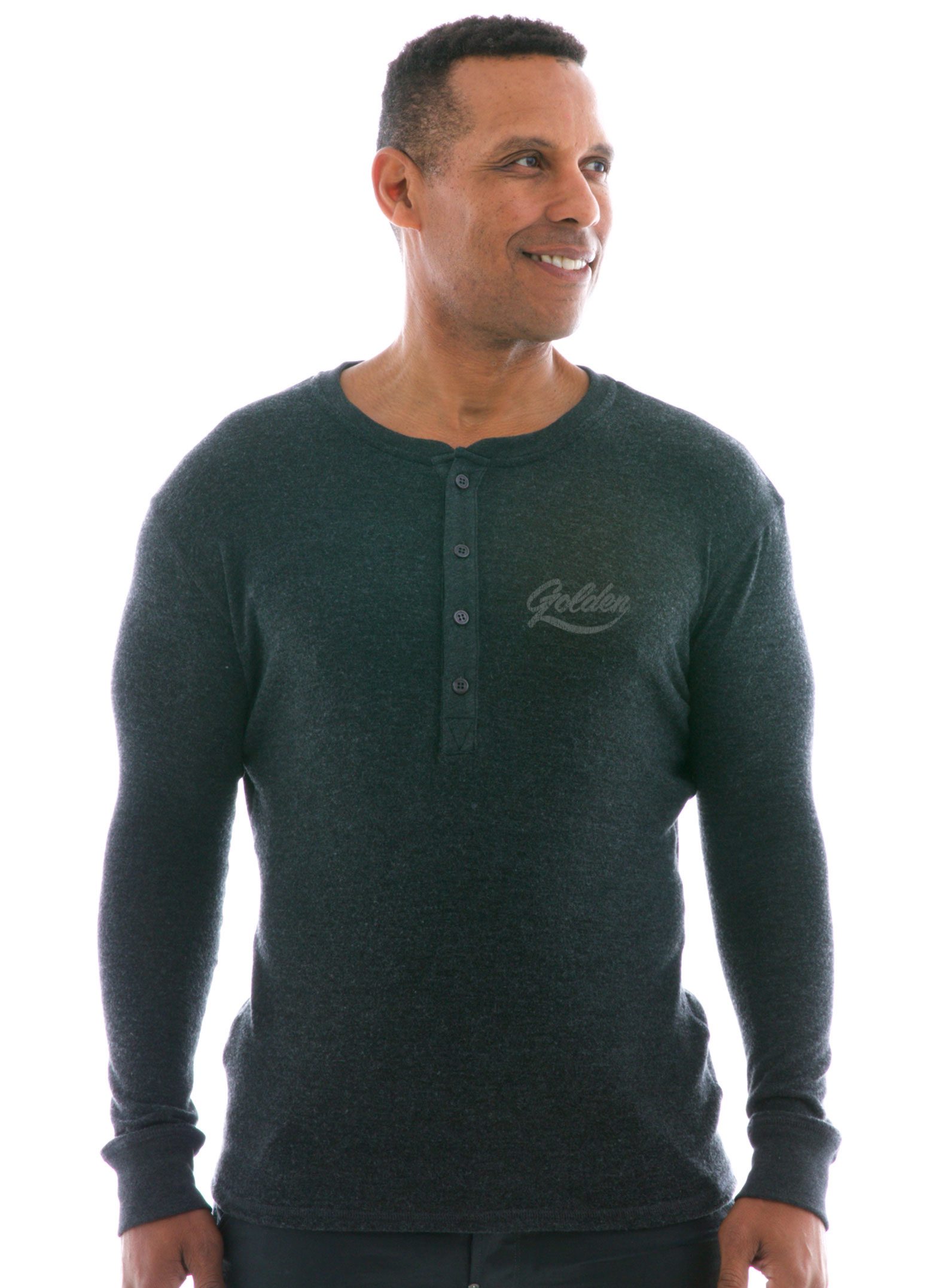 Men's Hacci Henley