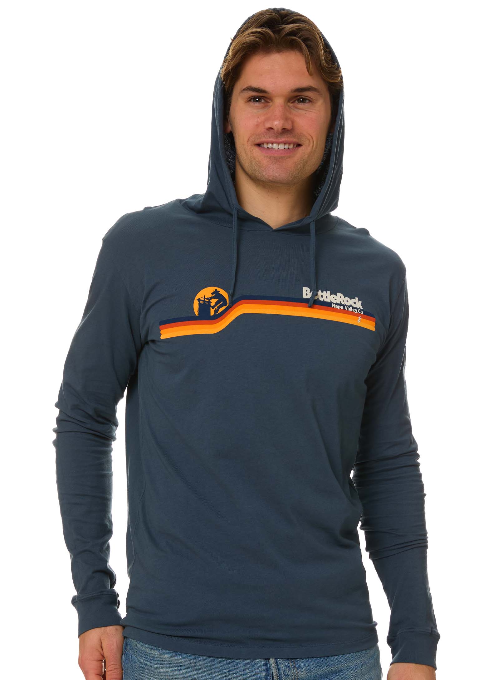 Men's Long Sleeve Hoodie T-Shirt