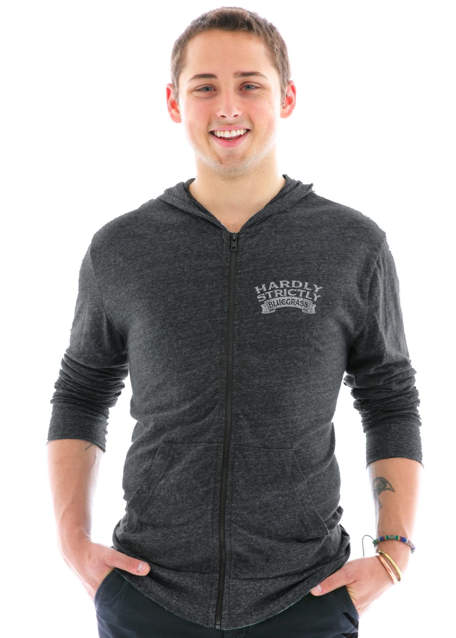 Men's Jersey Beach Zip Hoodie