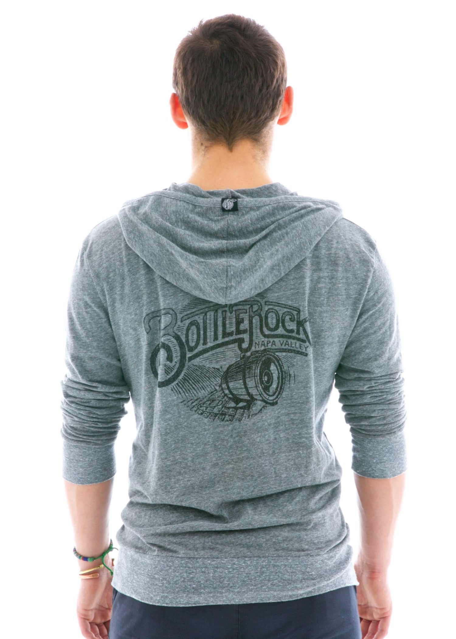 Men's Jersey Beach Zip Hoodie