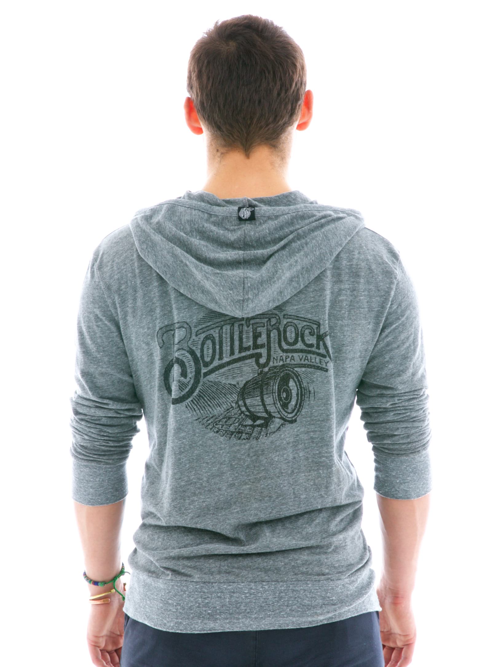 Men's Jersey Beach Zip Hoodie