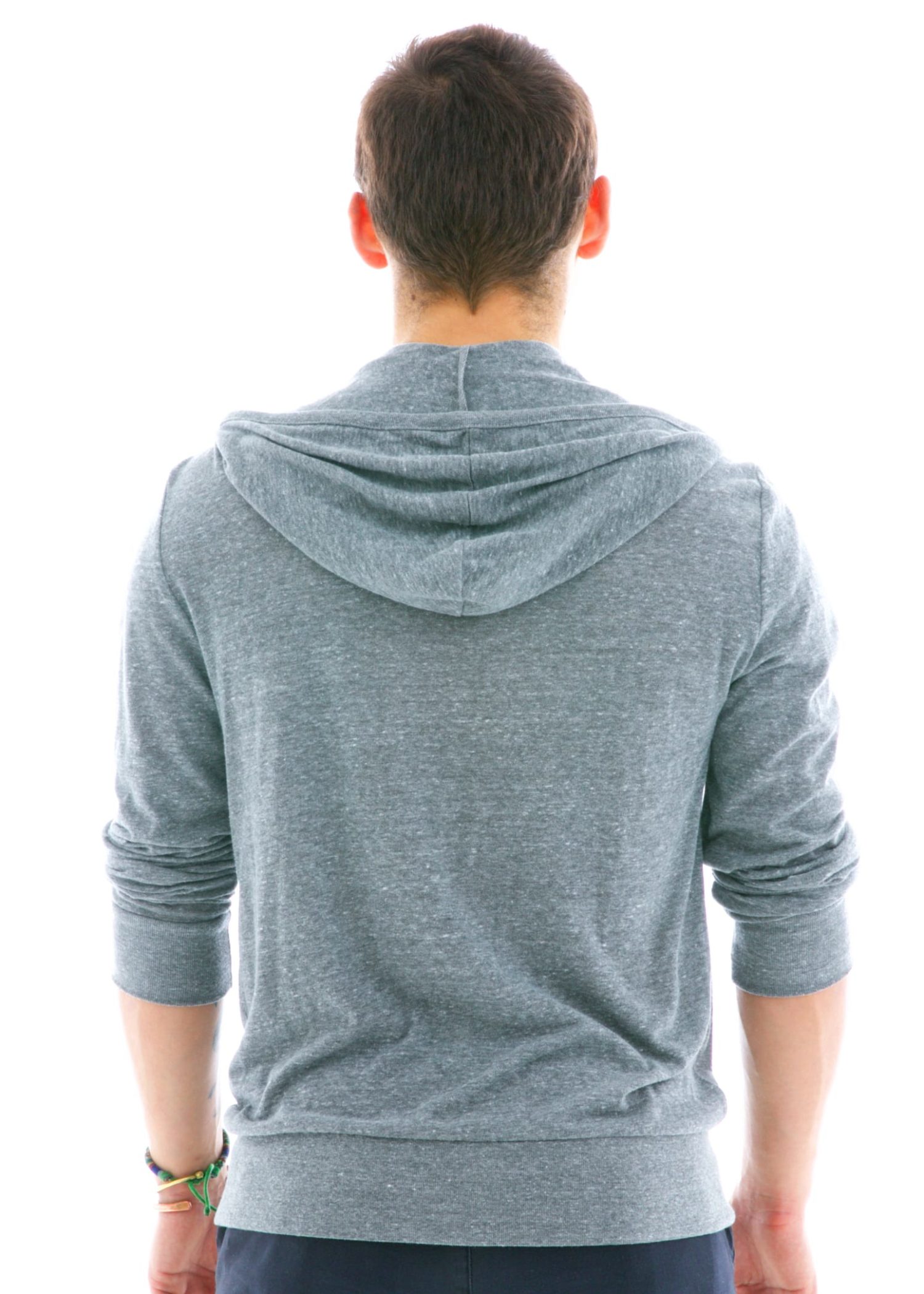 Men's Jersey Beach Zip Hoodie