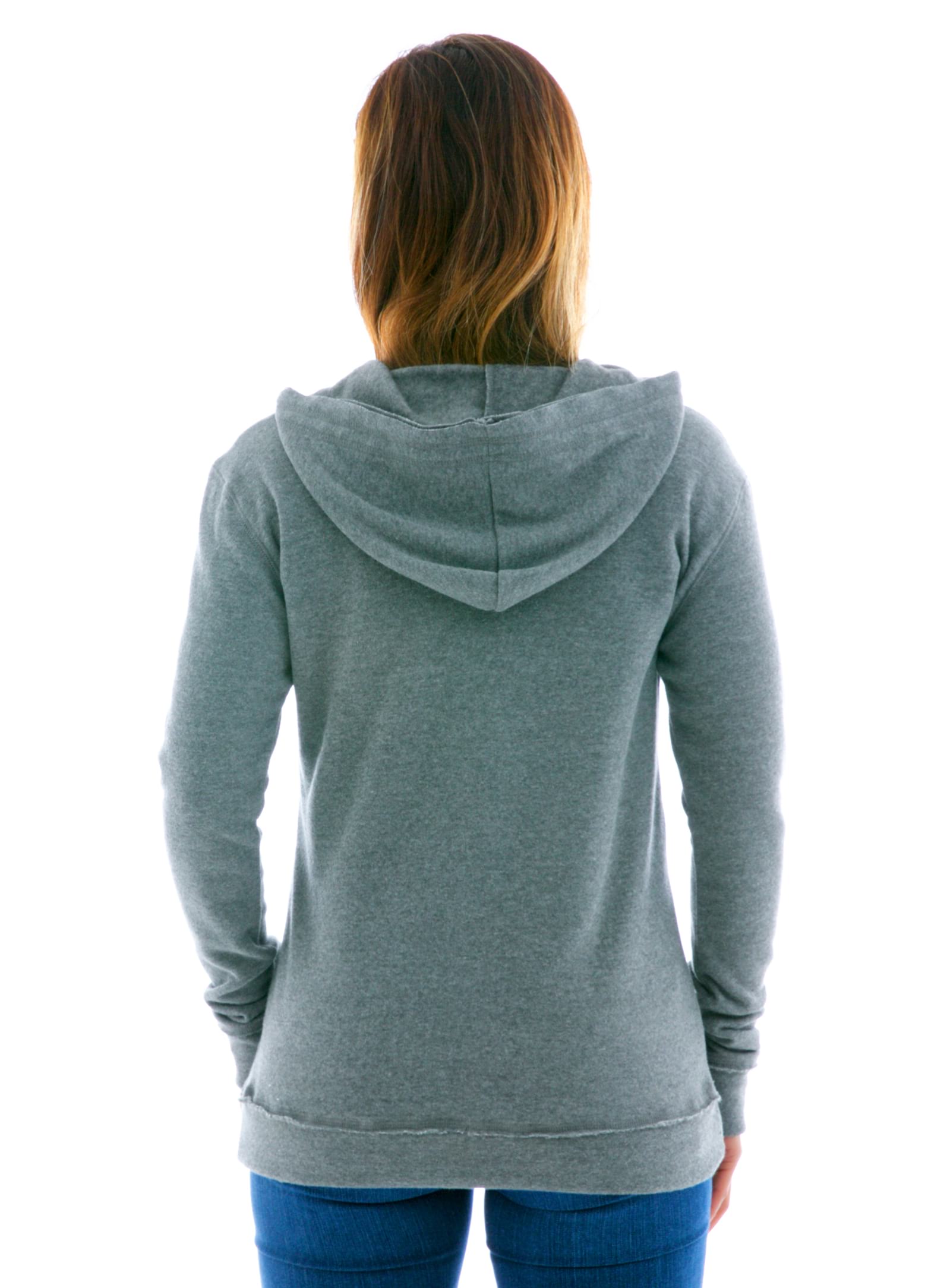 Yoga Scoop Pullover Hoodie Back View