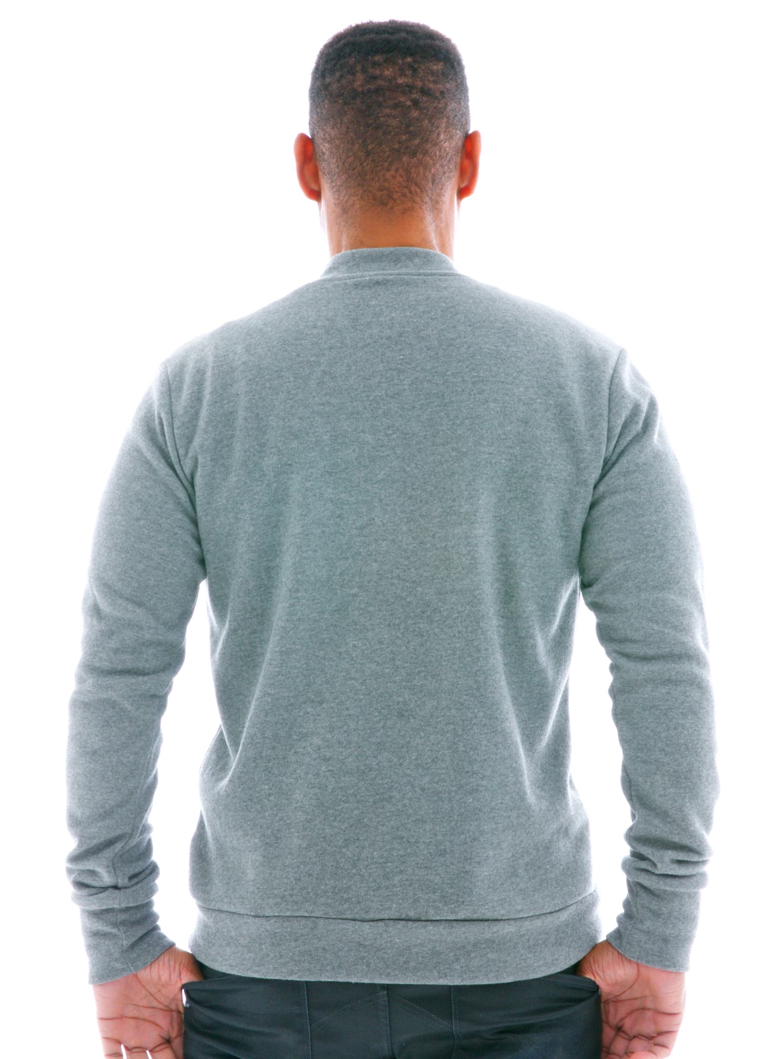 Fleece Track Jacket Back View