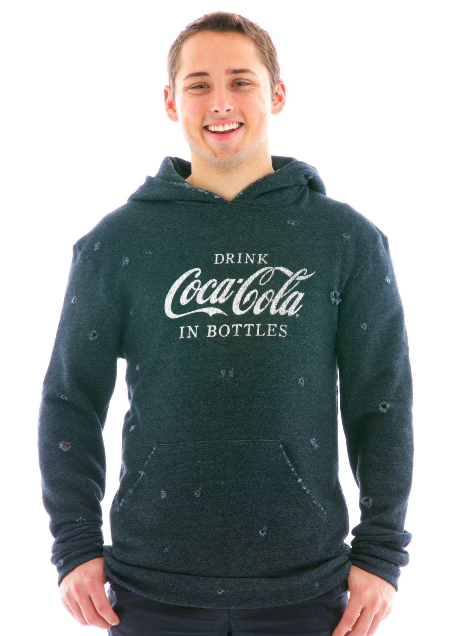 Unisex Destroyed Pullover Hoodie