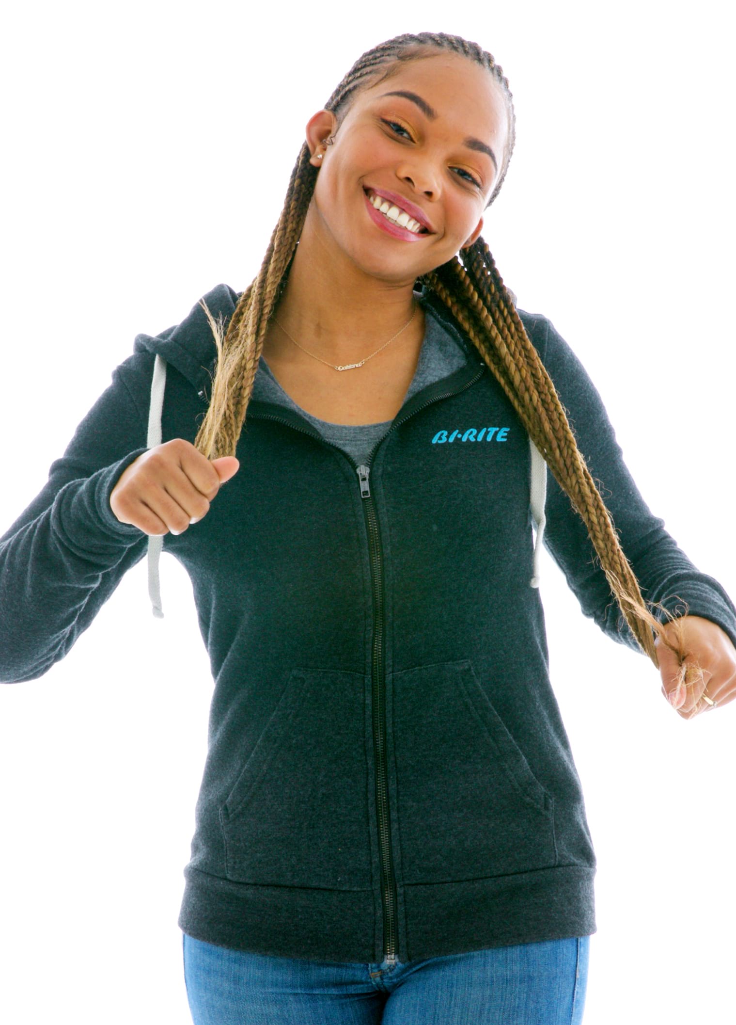 Vintage Supersoft Polycotton Fleece Zip Hoodie