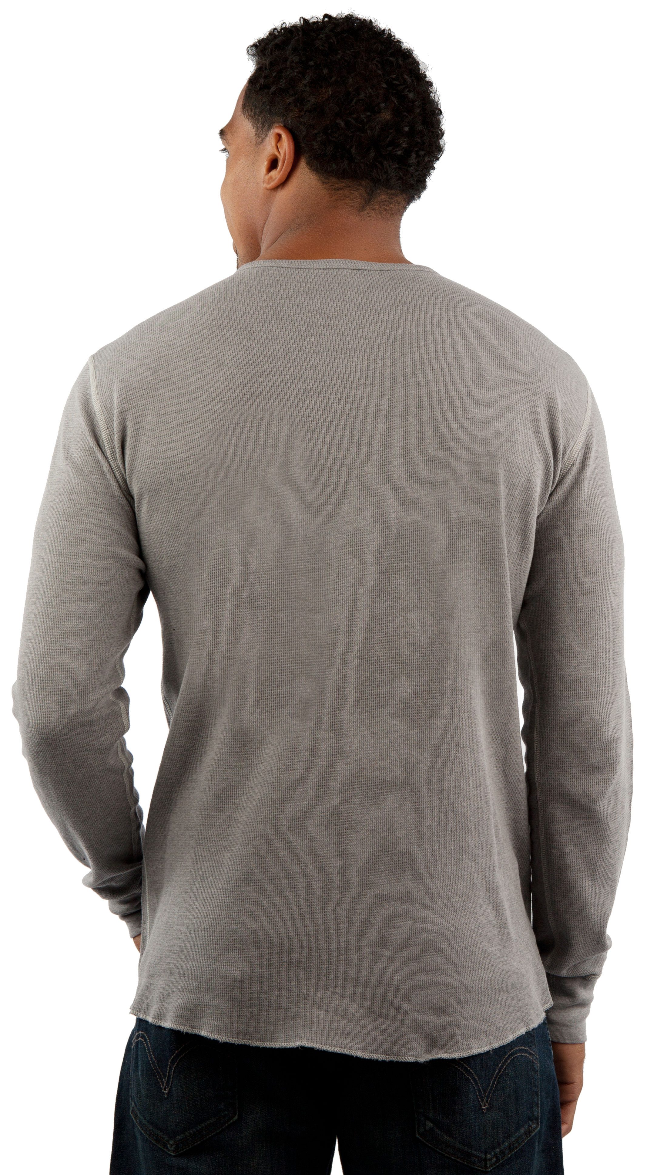 Vintage Long Sleeve Thermal T-Shirt Back View
