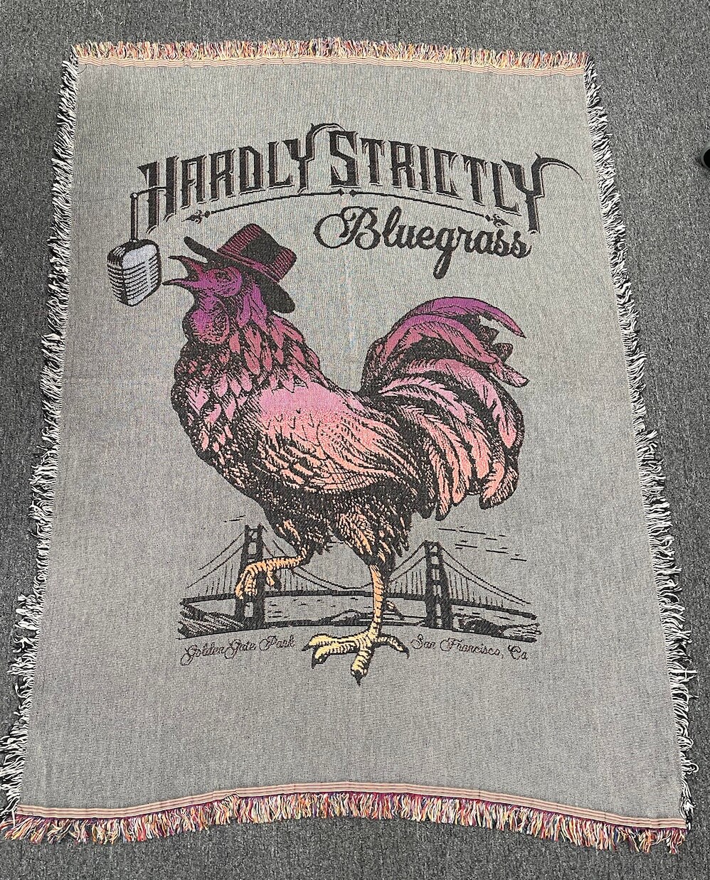 woven blanket hardly strictly