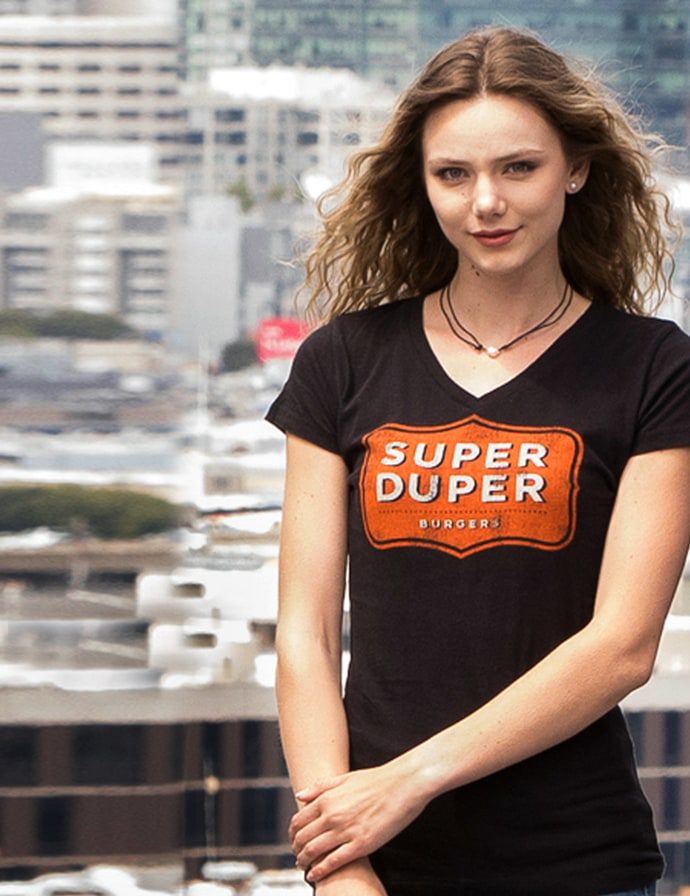 Women's Custom Printed Short Sleeve V-Neck T-Shirts