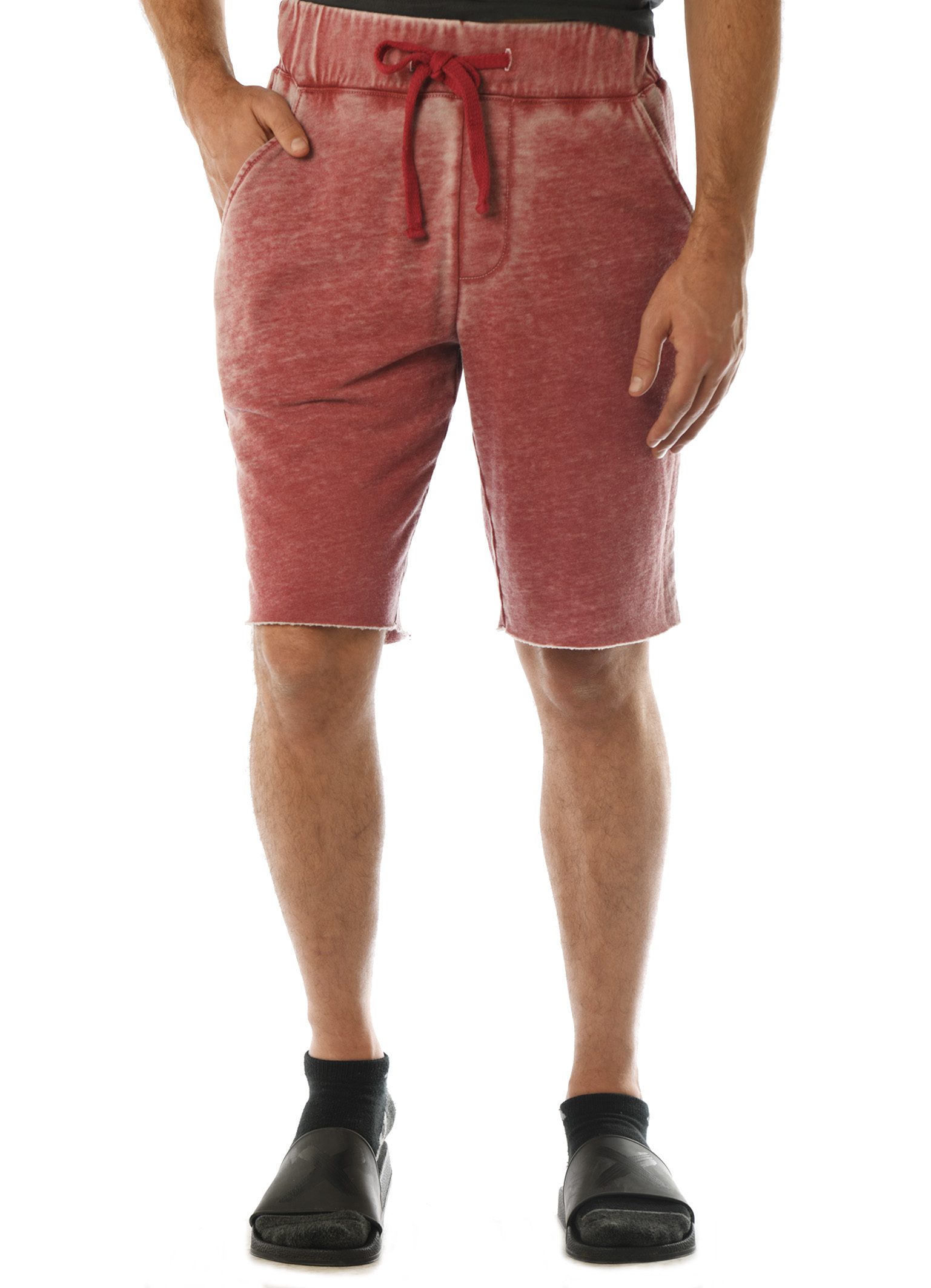 GG 315-FT-B Men's WornWash Shorts-front