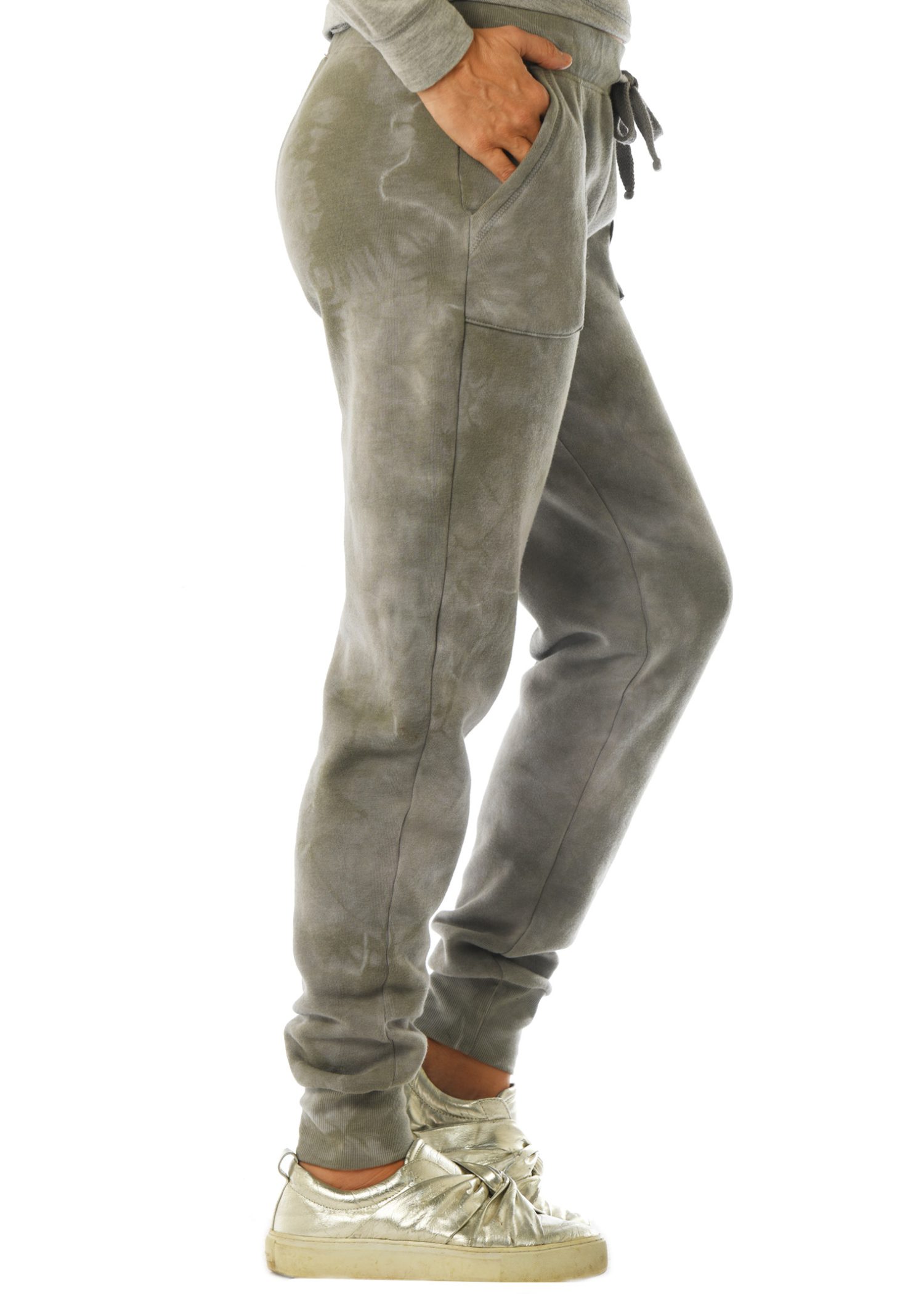 GG 350-P-CW L Women's CrystalwashJogger-Side
