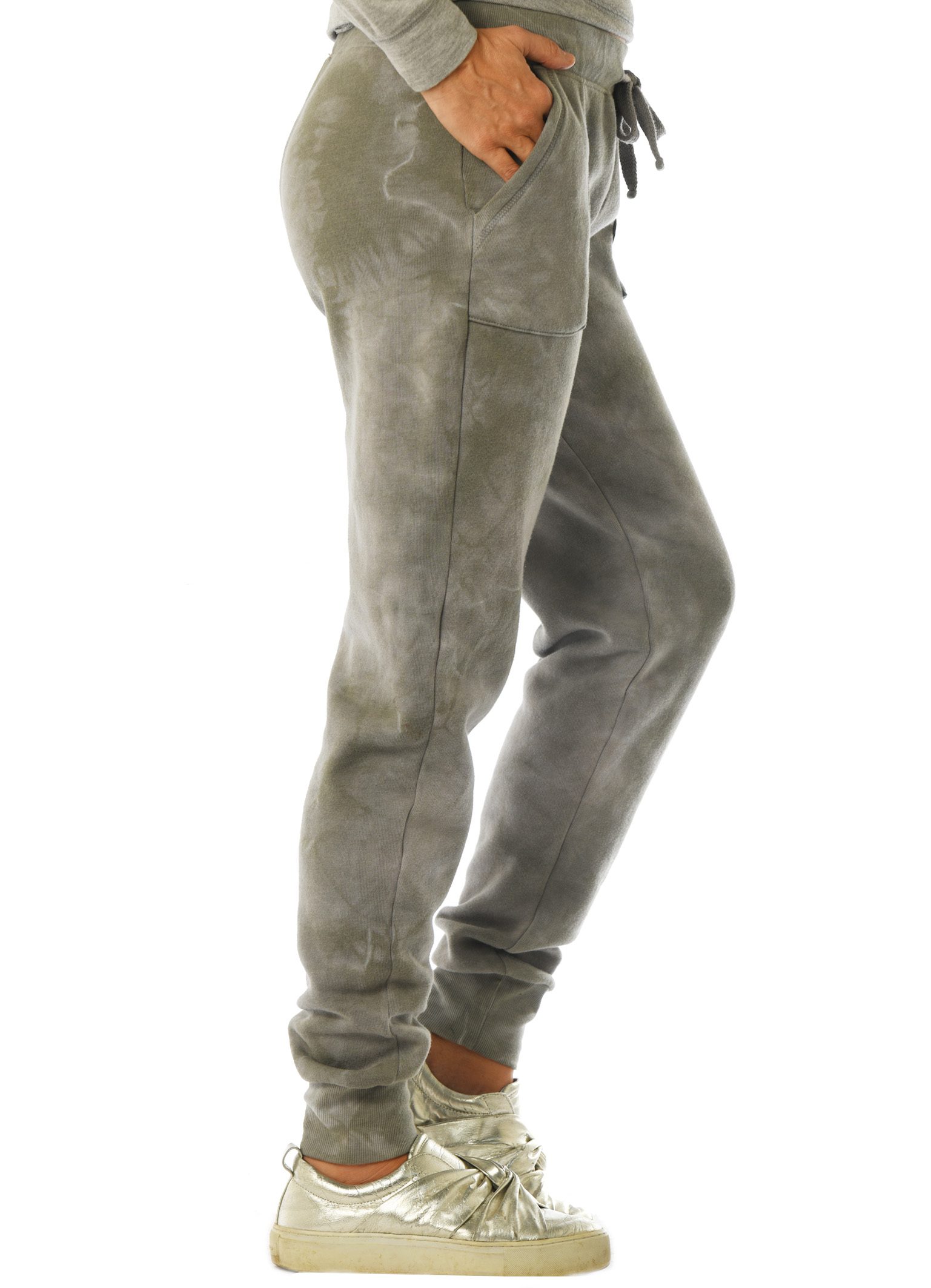GG 350-P-CW L Women's CrystalwashJogger-Side