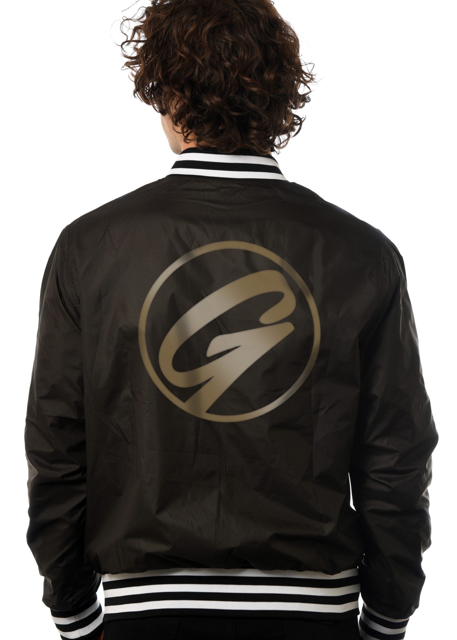 GG 912 Unisex Baseball Jacket- back GG