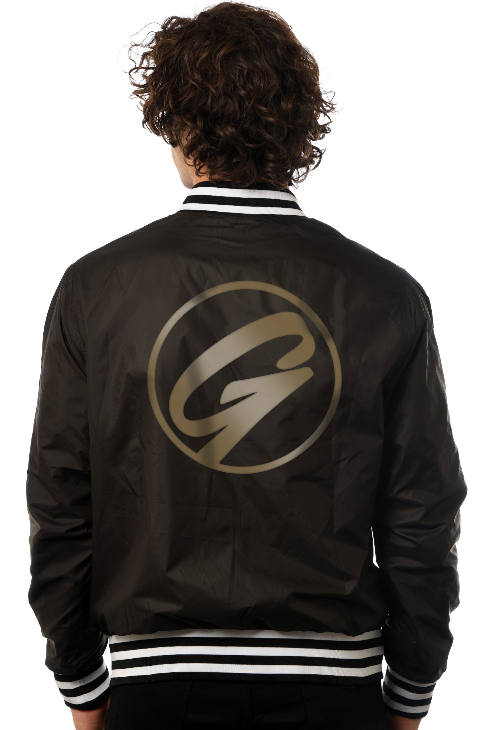 GG 912 Unisex Baseball Jacket- back GG