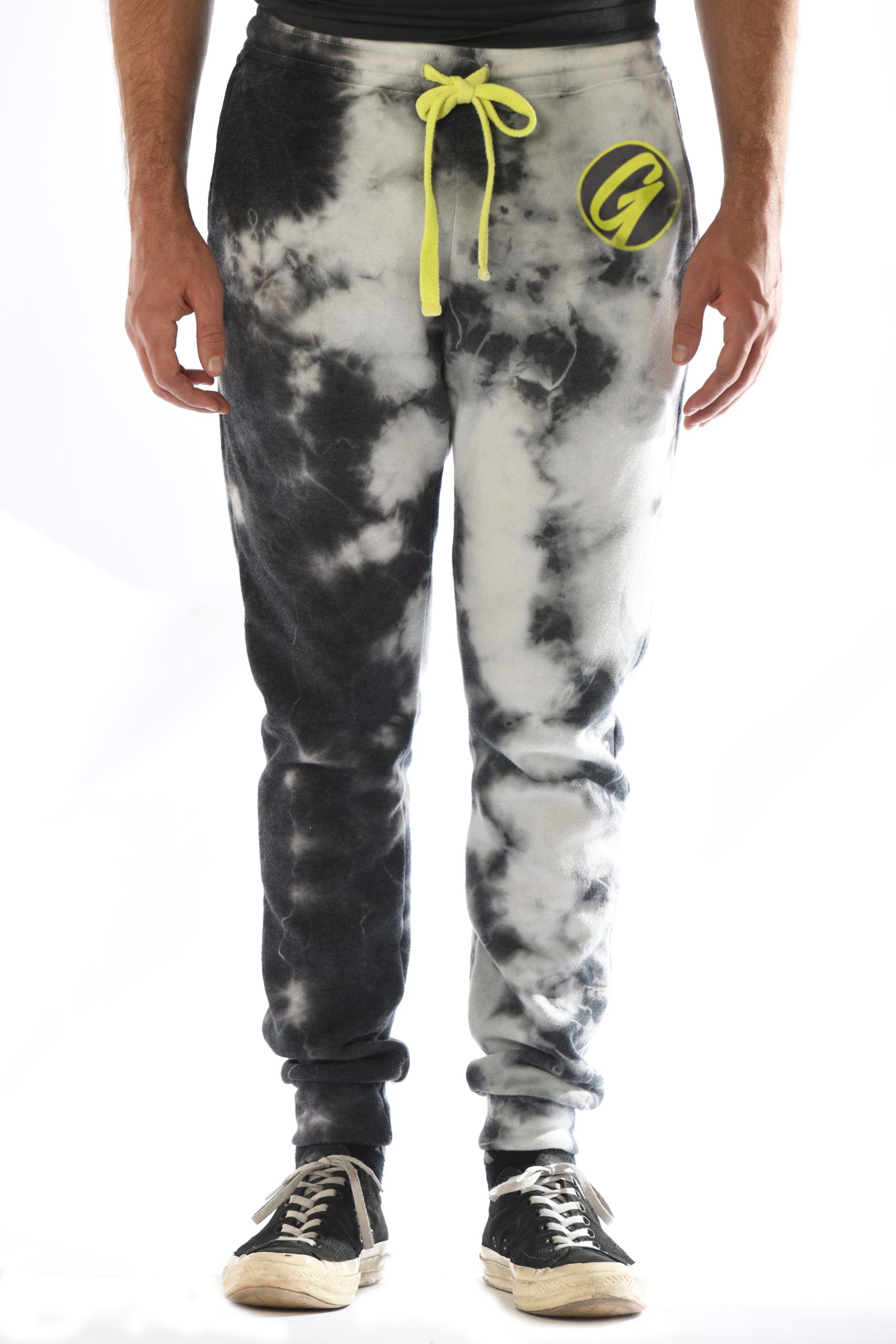 Crystal-Wash Skinny Jogger Pants