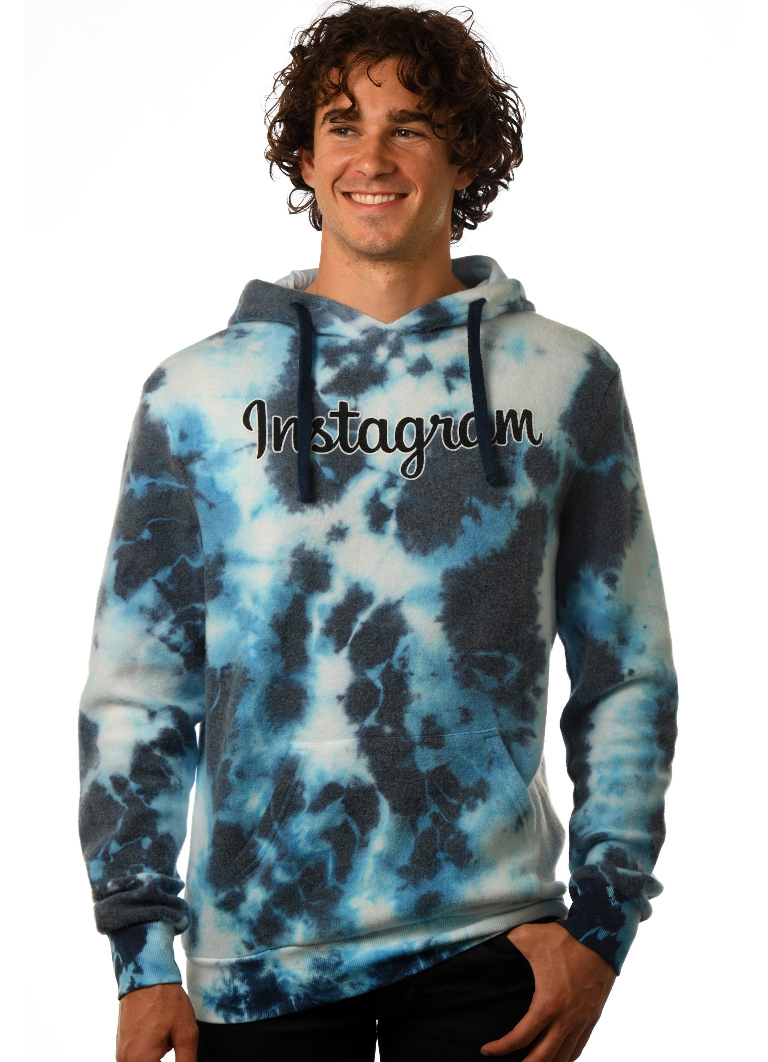 Men's Furry Reverse Fleece Crystalwash Pullover Hoodie