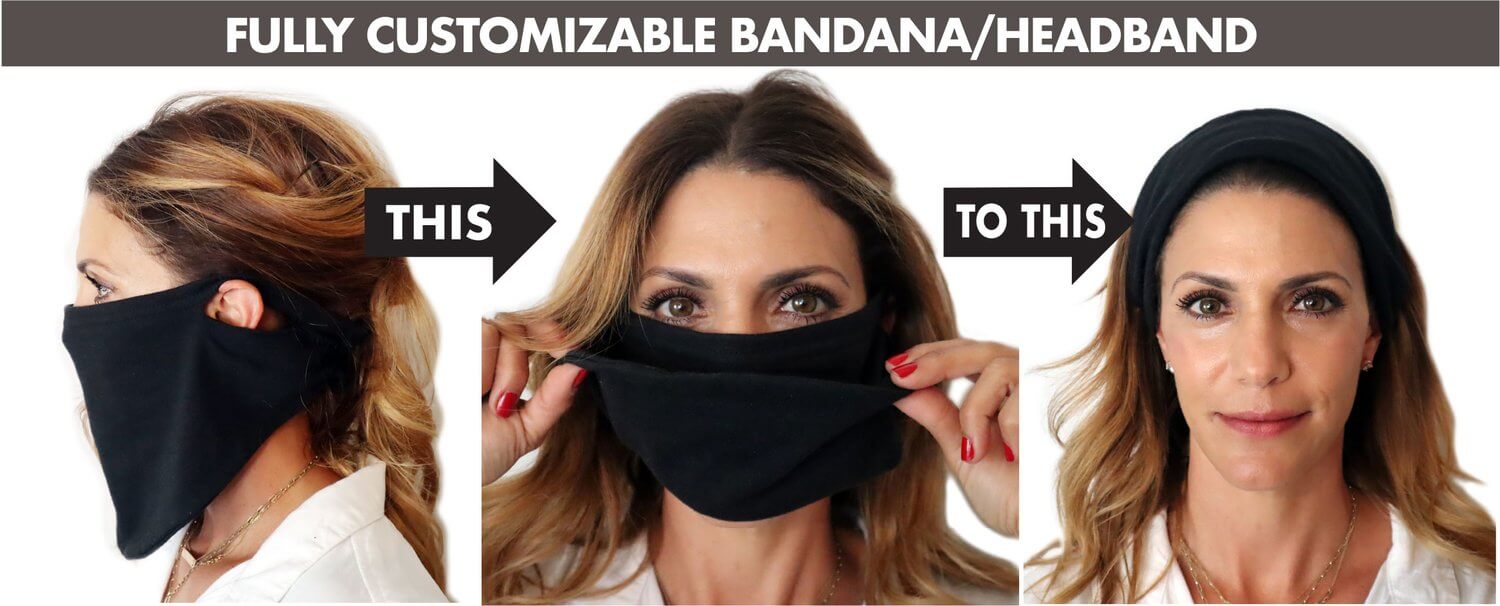 fully customizable bandana/headband
