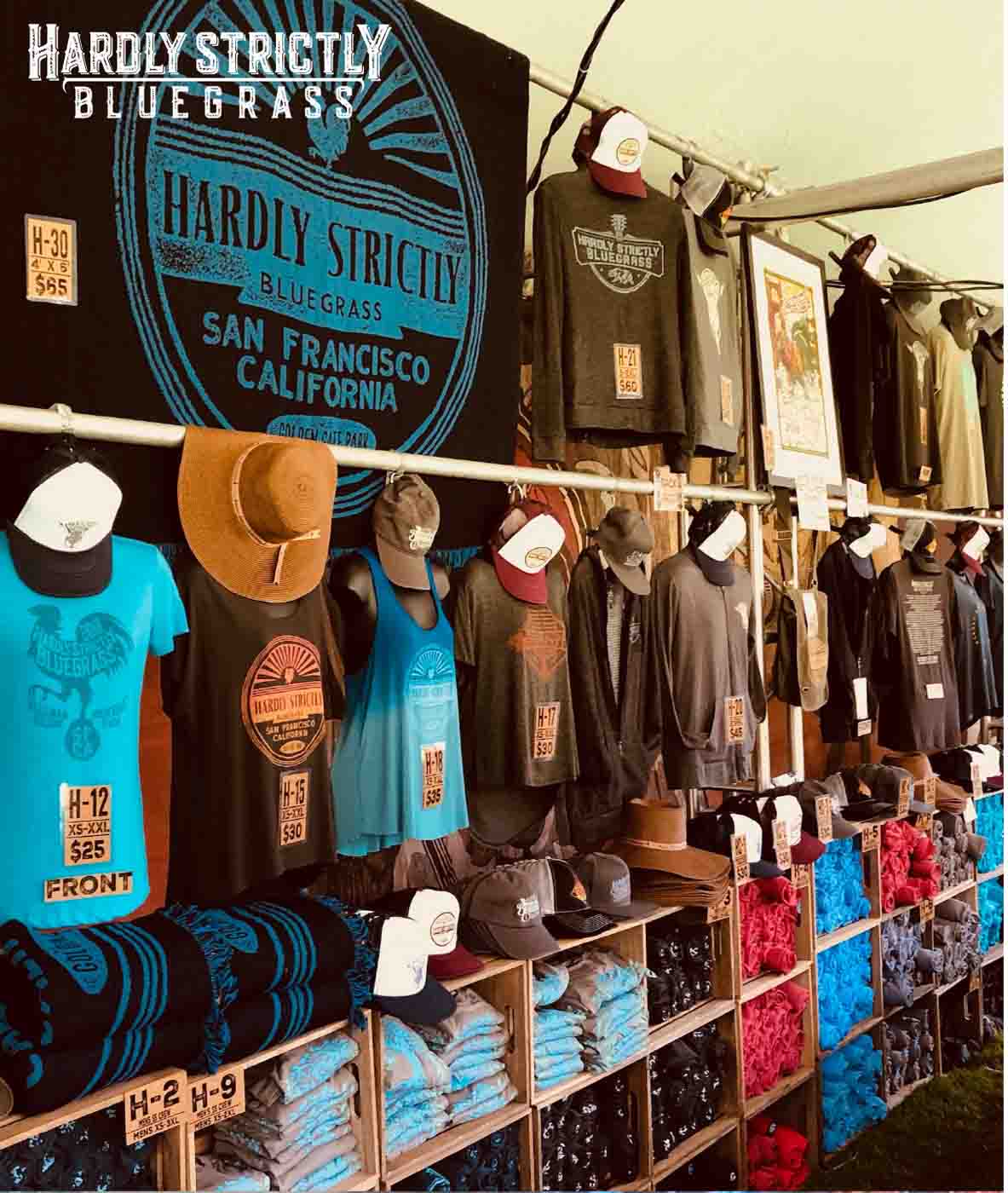 Hardly Strictly Bluegrass Festival Merch