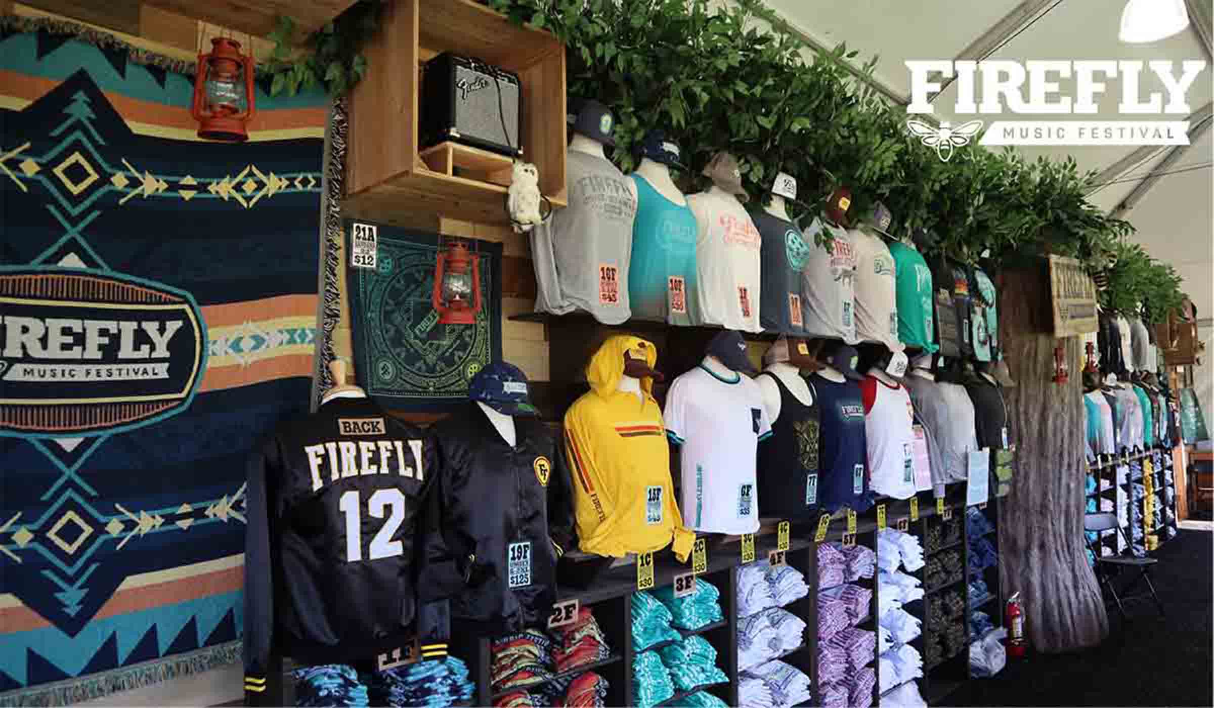Firefly Music Festival Clothing Shop