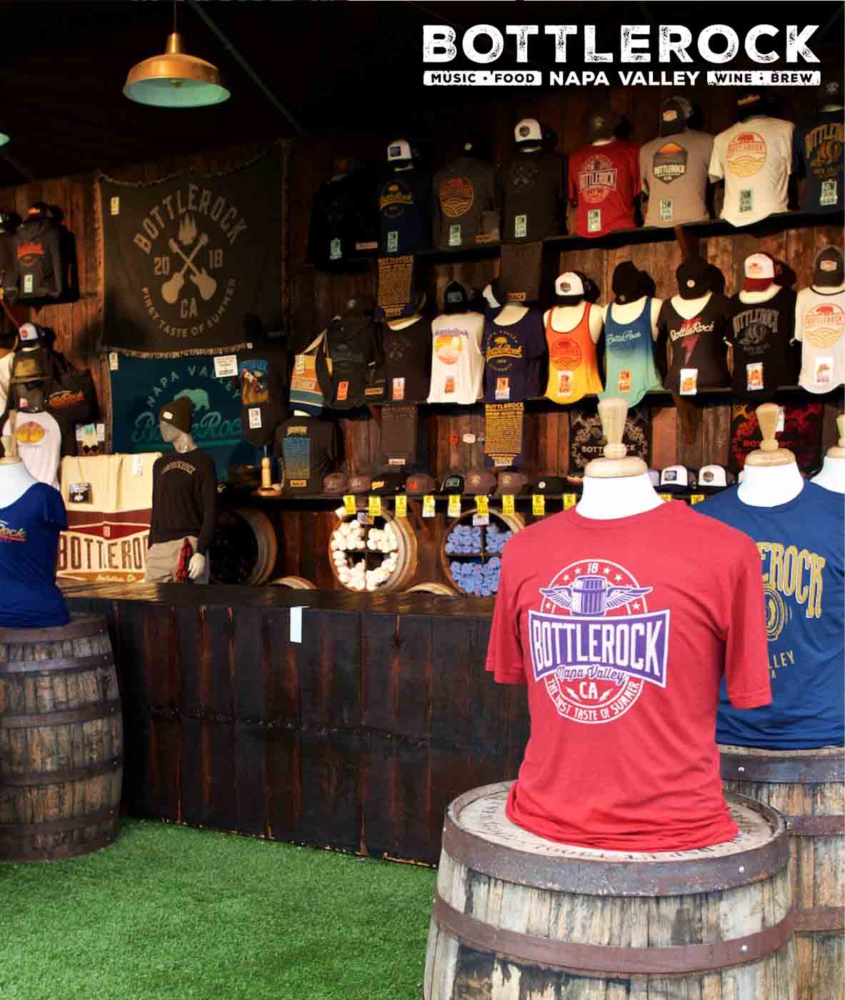 Bottlerock Music Festival Merch Shop