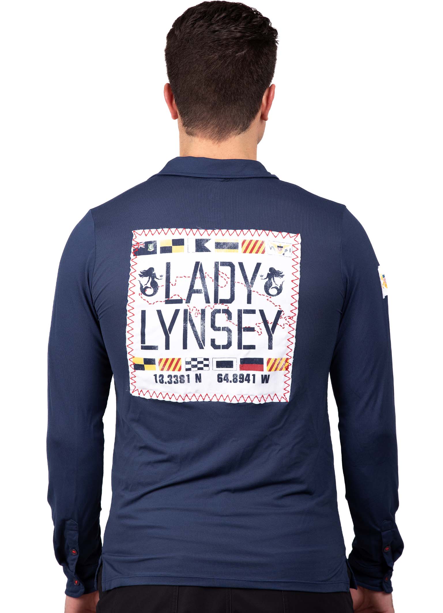 GG 104-S Swim Tee bk 2 navy