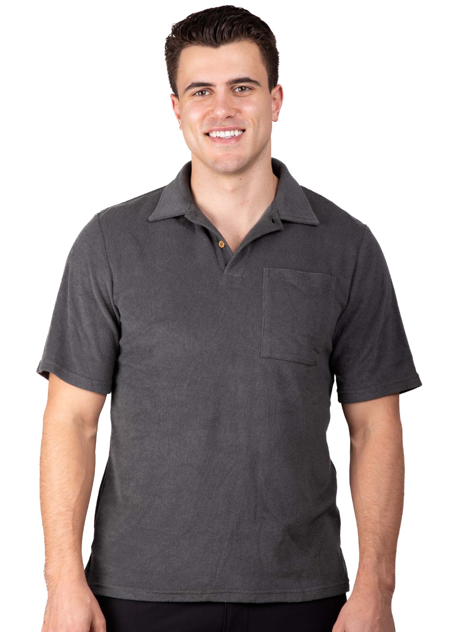 Men's Terry Cloth Polo