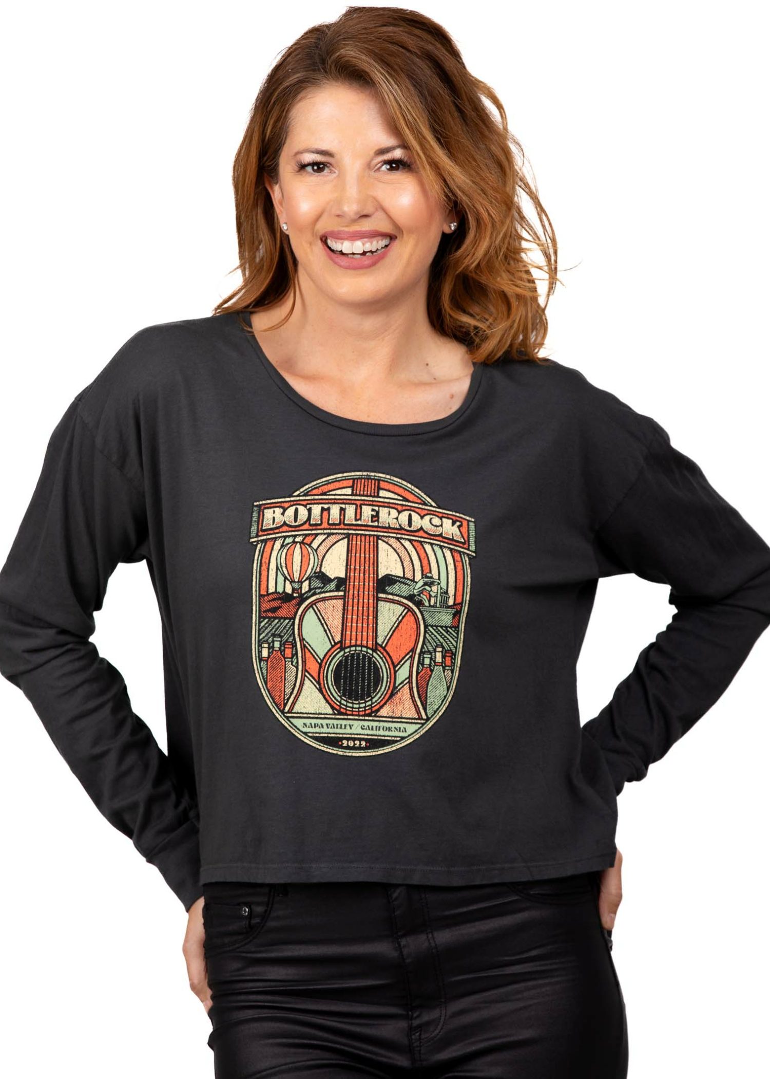 Long Sleeve Crop Tee Shirt