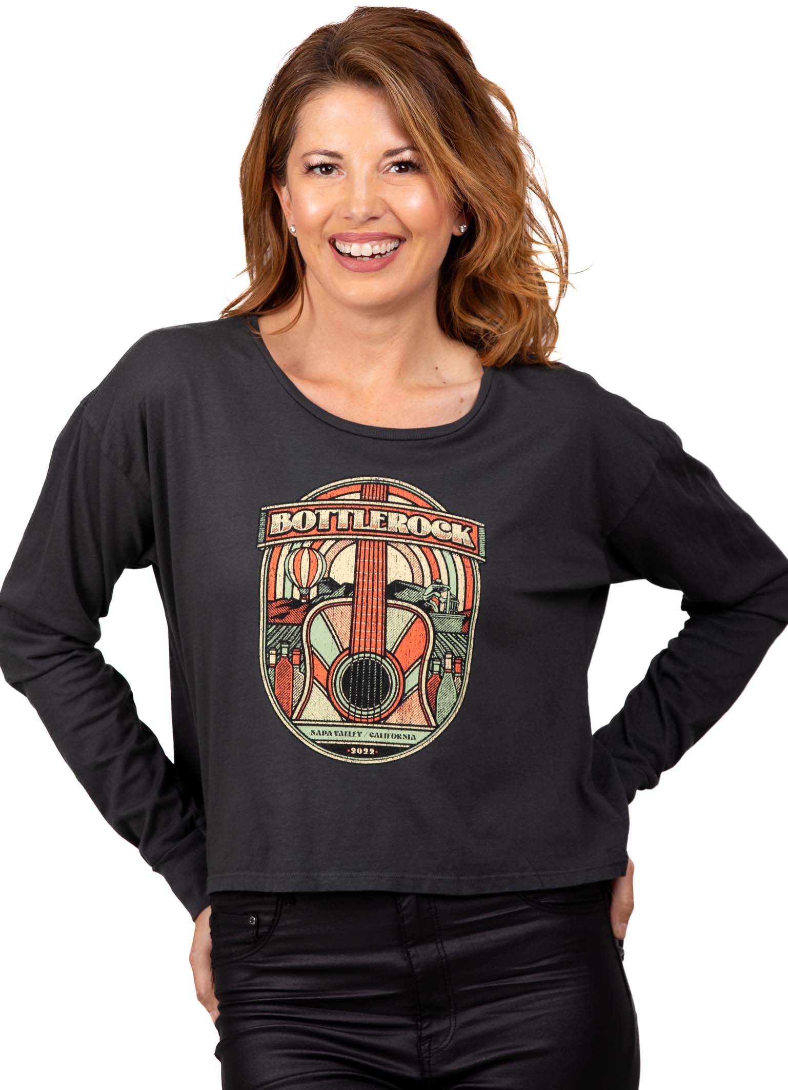 Long Sleeve Crop Top T-Shirt